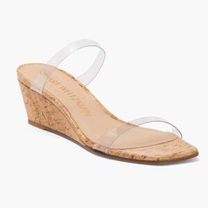 Stuart Weitzman Women’s Aleena 50 Wedge Slide Sandal Size 6B